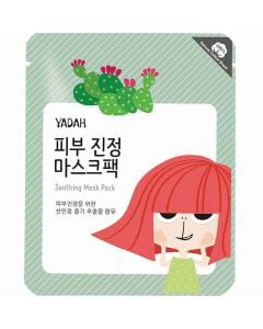 Yadah Soothing Mask Pack 25g – Cotton Face Mask with Cactus Extract for Soothing & Hydrating Care