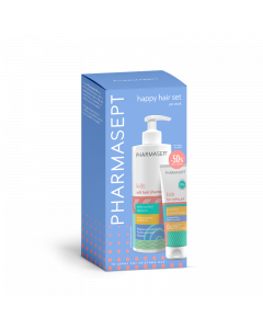 Pharmasept Promo Happy Hair Set Σετ Περιποίησης 400ml & Soft Hair Styling Gel Μαλλιών 100ml