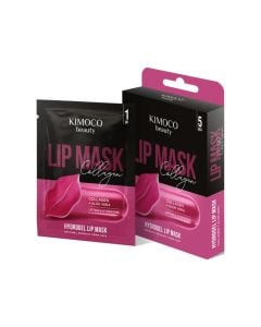 Kimoco Beauty Lip Mask Collagen Μάσκα Χειλιών για Σύσφιξη & Ενυδάτωση με Κολλαγόνο & Αλόη 5τμχ