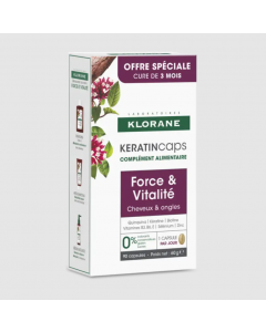 Klorane KeratineCaps 3 x 30 Caps Συμπλήρωμα Διατροφής για την Τριχόπτωση