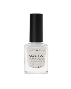 Korres Gel Effect Nail Colour, 01 Blanc White 11ml 