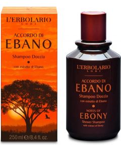 L' Erbolario Notes Of Ebony Shower-Shampoo 250ml Αφρόλουτρο-Σαμπουάν