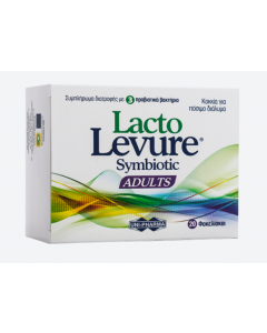 Uni-Pharma LactoLevure Symbiotic Adults 20sticks Συμπλήρωμα Διατροφής με Προβιοτικά για Ενήλικες