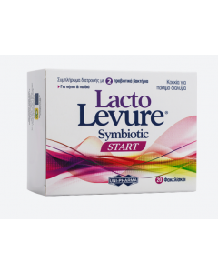 Uni-Pharma LactoLevure Symbiotic Start 20sachets Συμπλήρωμα Διατροφής με Δύο Προβιοτικά για Νήπια & Παιδιά