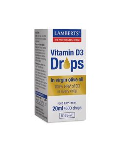 Lamberts Vitamin D3 Drops 20ml