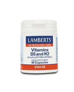 Lamberts Vitamin D3 1000iu & K2 90µg 60 Caps