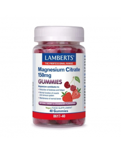 Lamberts Magnesium Citrate Gummies 150mg 40 Gummies