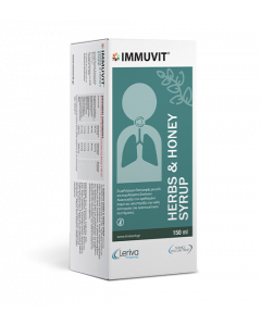 Leriva Immuvit Herbs & Honey Syrup 150ml
