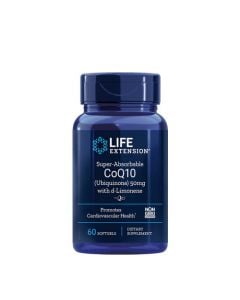 Life Extension Super-Absorbable CoQ10 with d-Limonene 100mg 60 Softgels