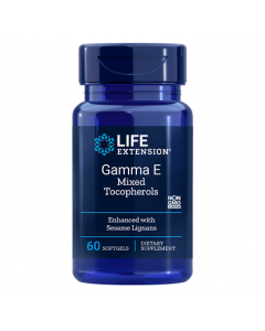 Life Extension Gamma E Mixed Tocopherols Enhanced 60 Softgels