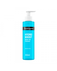 Neutrogena Hydro Boost Cleanser Water Gel 200ml Ενυδατικό Καθαριστικό Gel Προσώπου