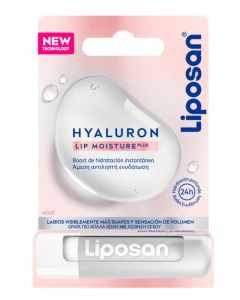 Liposan Hyaluron Lip Moisture Plus Rose Ενυδατικό Balm Χειλιών με Υαλουρονικό Oξύ 5.2g
