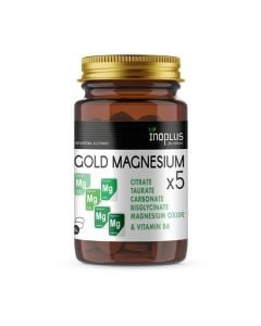 Inoplus Gold Magnesium x 5 30caps Συμπλήρωμα Διατροφής Μαγνήσιο