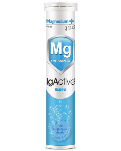IgActive Magnesium Plus + B6 Lemon Flavoured 20 Effervescent Tabs