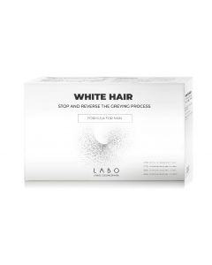Labo White Hair Treatment Formula for Men 20 Vials x 3.5ml Φόρμουλα για Άνδρες που Σταματά την Ανάπτυξη Λευκών & Γκρίζων Τριχών και Επαναφέρει το Φυσικό Χρώμα