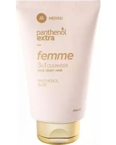 Panthenol Extra Femme 3 in 1 Cleanser Face Body & Hair200ml Καθαριστικό για Πρόσωπο, Σώμα & Μαλλιά