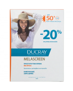 Ducray Melascreen Creme Riche SPF50+ 2 x 50ml (Sticker -20%) Κατά των Καφέ Κηλίδων για Ξηρά Δέρματα