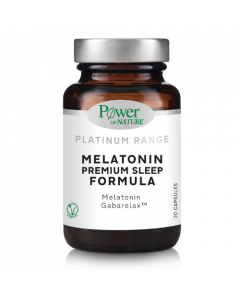 Power of Nature Platinum Range Melatonin Premium Sleep Formula 30caps Συμπλήρωμα Διατροφής για Βελτίωση Ύπνου