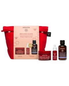 Apivita Promo Beevine Elixir Light Texure Anti-Wrinkle, Firming Day Cream 50ml & Gift Serum 10ml & Cleansing Foam 75ml