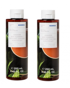 Korres Promo Renewing Body Cleanser Mint Tea 2x250ml
