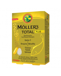 Moller's Total Plus Cod Liver Oil 28caps & 28tabs