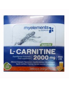 My Elements L-carnitine 2000mg Liquid 12 x 20ml