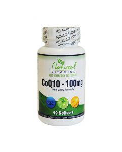 Natural Vitamins CoQ10 100mg 60 Softgels