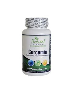 Natural Vitamins Curcumin 750mg 60 VCaps