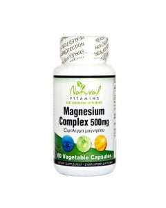 Natural Vitamins Magnesium Complex 500mg 60 VCaps