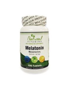 Natural Vitamins Melatonin 100 Tabs