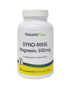 Natures Plus Dyno Mins Magnesium 300mg 90tabs Συμπλήρωμα Μαγνησίου για Οστά και Μύες