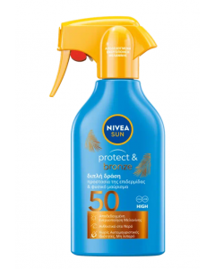 Nivea Sun Protect & Bronze Spf50 Trigger Spray 270ml Αντηλιακό Γαλάκτωμα Σε Σπρέι Για Ενεργοποίηση Φυσικής Διαδικασίας Μαυρίσματος