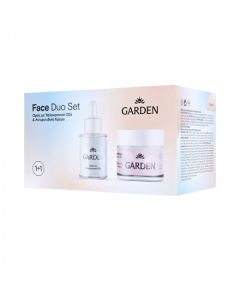 Garden Promo Face Duo Set No4 Αντιρυτιδική Κρέμα 50ml & Ενυδατικός Ορός Mε Yαλουρονικό Oξύ Για Πρόσωπο Και Μάτια 50ml