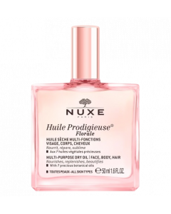 Nuxe Huile Prodigieuse Florale Shine Dry Oil for Face Hair & Body 50ml Ξηρό Λάδι με Λάμψη για Πρόσωπο Μαλλιά & Σώμα