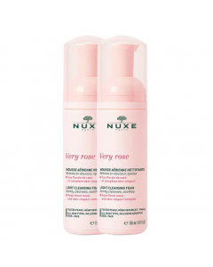Nuxe Promo Very Rose Light Cleansing Foam 2x150ml Αφρός Καθαρισμού Micellaire