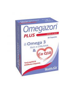 Health Aid Omegazon Plus 60 Caps Συνδυασμός από Ιχθυέλαια 