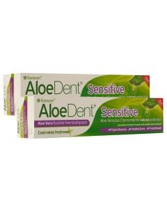 Optima Promo Aloe Dent Sensitive Toothpaste 2x100ml Οδοντόκρεμα Για Ευαίσθητα Ούλα