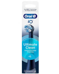 Oral-B iO Ultimate Clean Ανταλλακτικές Κεφαλές Ηλεκτρικής Οδοντόβουρτσας 4τεμάχια