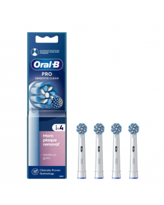 Oral-B Sensitive Clean Ανταλλακτικές Κεφαλές 4τεμ