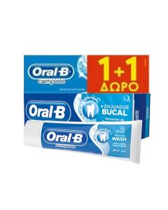 Oral-B Complete Mouthwash & Whitening 2 x 75ml