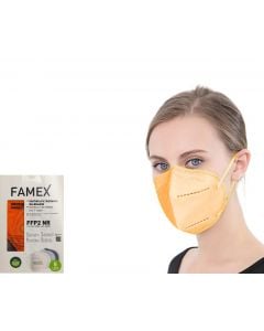 Famex FFP2 Πορτοκαλί 10τμχ Μάσκα Προστασίας