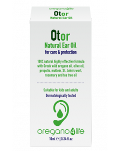 Oregano 4 Life Otor Natural Ear Oil Φυτικό Έλαιο για την Φροντίδα & Προστασία των Αυτιών 10ml