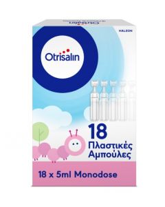 Otrisalin Monodose Ampoules 30 Αμπουλες x 5ml για Καθαρισμό Μύτης