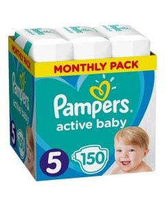 Pampers Active Baby Giant Pack No5 (11 - 16kg) 150