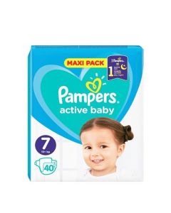 Pampers Active Baby Maxi Pack No7 (15+ kg) 40