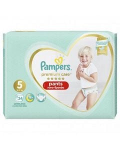 Pampers Premium Care Pants No5 (12-17 kg) 34