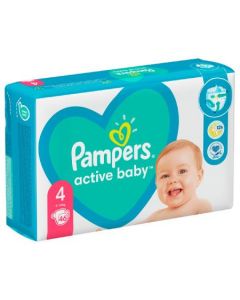 Pampers Active Baby No.4 (9-14kg) Βρεφικές Πάνες 46Τεμάχια
