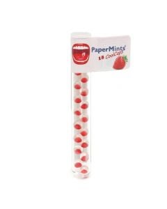 PaperMints Cool Caps Strawberry 18pcs Instant Fresh Breath Capsules for Bad Breath