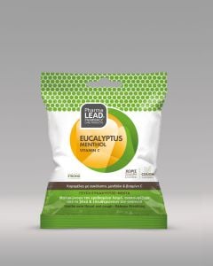 Pharmalead Δυνατές Καραμέλες για τον Λαιμό με Ευκάλυπτο, Μενθόλη & Βιταμίνη C 40gr