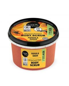 Natura Siberica Organic Shop Απολεπιστικό Σώματος Βιολογική Παπάγια & Ζάχαρη 250ml